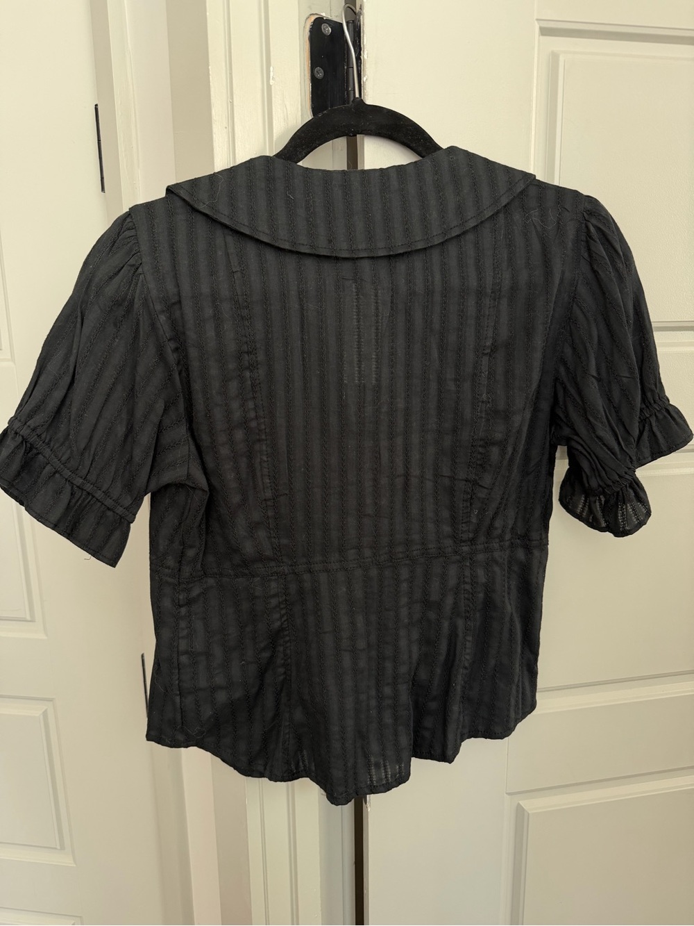 Pilcro Keira Waisted Tuxedo Blouse - Picture 4 of 9